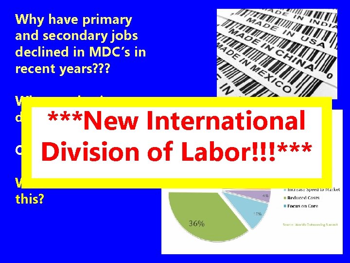 Why have primary and secondary jobs declined in MDC’s in recent years? ? ? Why have primary and secondary jobs declined in MDC’s in recent years? ? ?