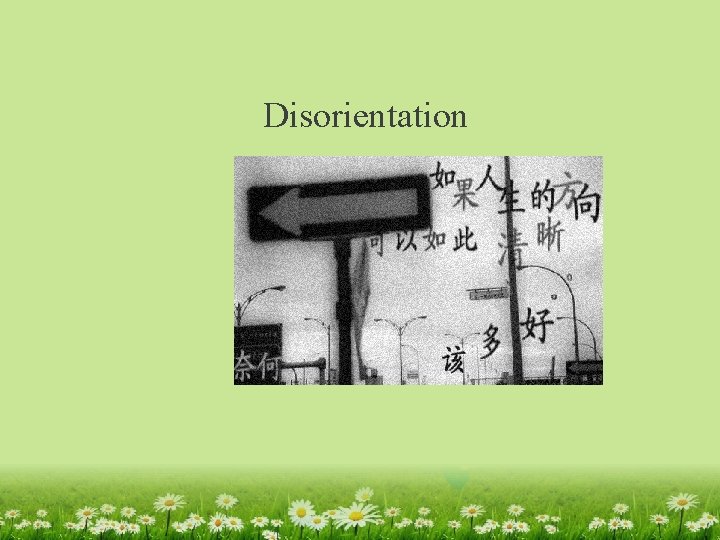 Disorientation 