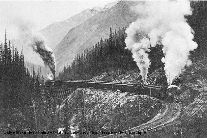 Canadian National Railways GP 9 escalade près du col Yellowhead à la limite du