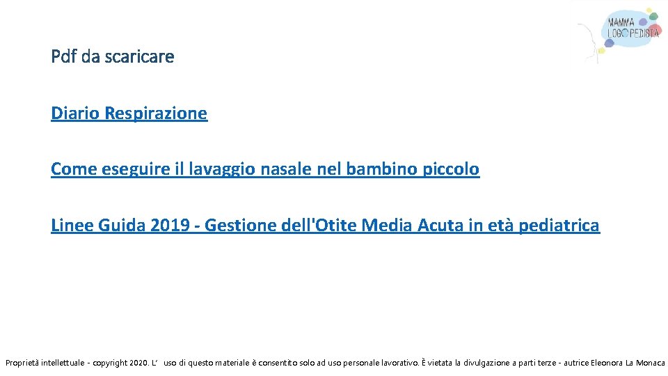 Pdf da scaricare Diario Respirazione Come eseguire il lavaggio nasale nel bambino piccolo Linee