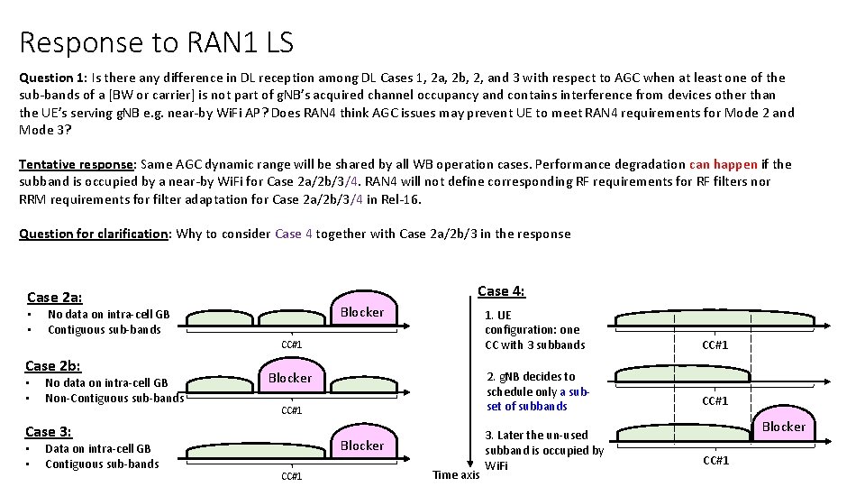 Response to RAN 1 LS Question 1: Is there any difference in DL reception