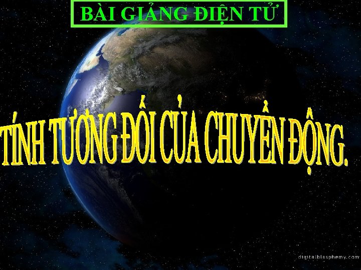 BÀI GIẢNG ĐIỆN TỬ 