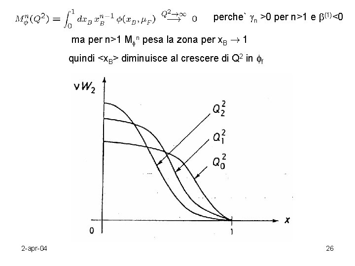 perche` n >0 per n>1 e (1)<0 ma per n>1 M n pesa la