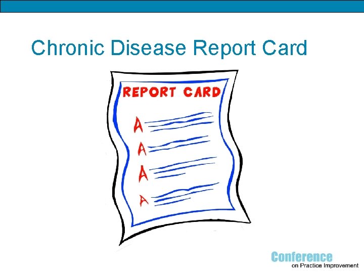 Chronic Disease Report Card 