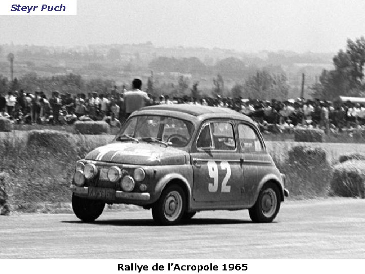Steyr Puch Rallye de l’Acropole 1965 