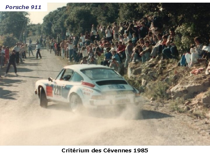 Porsche 911 Critérium des Cévennes 1985 