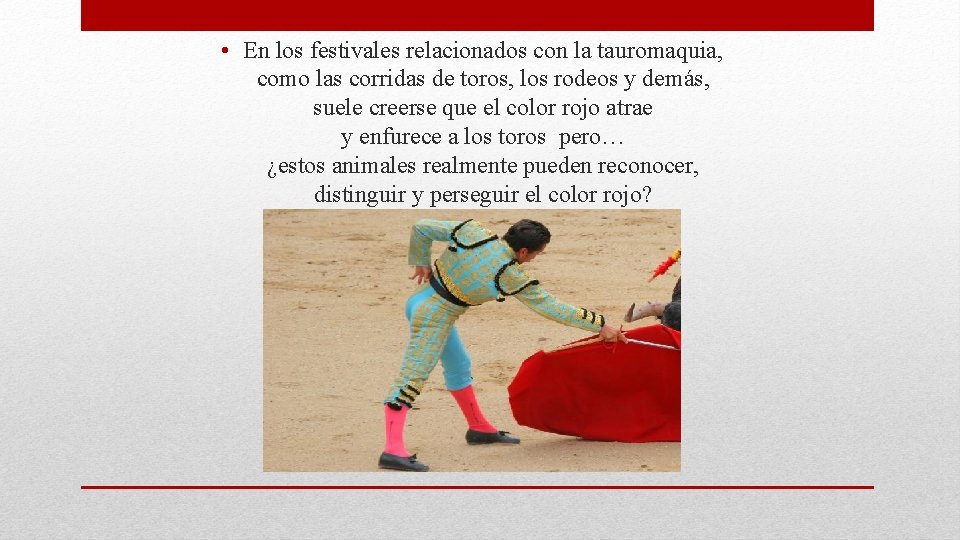 • En los festivales relacionados con la tauromaquia, como las corridas de toros, • En los festivales relacionados con la tauromaquia, como las corridas de toros,