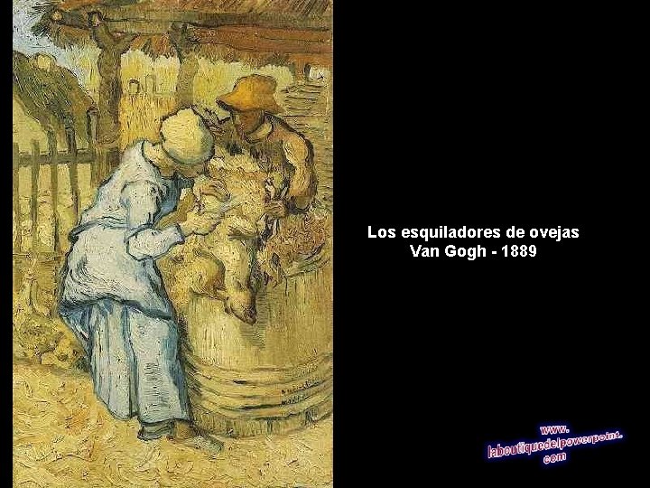 Los esquiladores de ovejas Van Gogh - 1889 