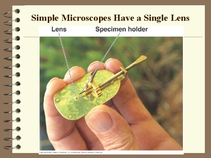 Simple Microscopes Have a Single Lens 