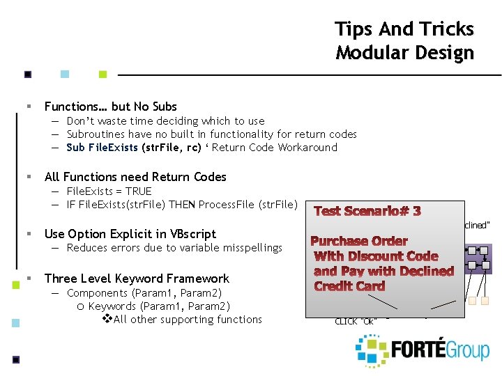 Tips And Tricks Modular Design § Functions… but No Subs — Don’t waste time