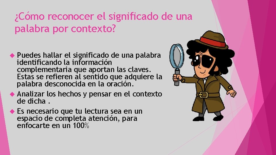 ¿Cómo reconocer el significado de una palabra por contexto? Puedes hallar el significado de