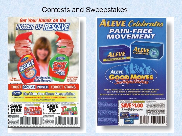Contests and Sweepstakes 