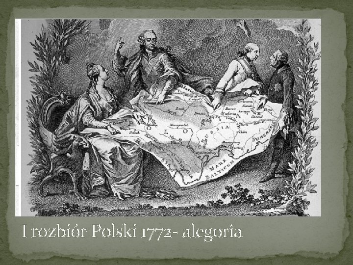 I rozbiór Polski 1772 - alegoria 