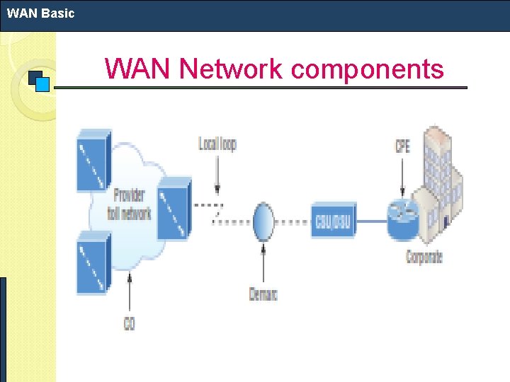 WAN Basic WAN Network components WAN Basic WAN Network components