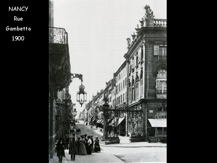 NANCY Rue Gambetta 1900 