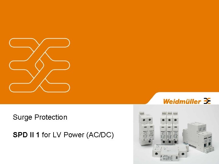 Surge Protection SPD II 1 for LV Power (AC/DC) 