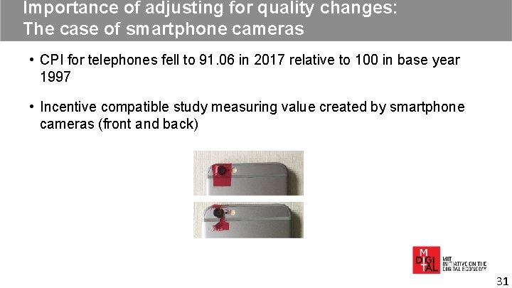 Importance of adjusting for quality changes: The case of smartphone cameras • CPI for Importance of adjusting for quality changes: The case of smartphone cameras • CPI for