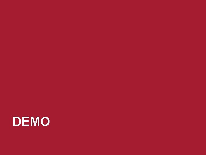 DEMO DEMO
