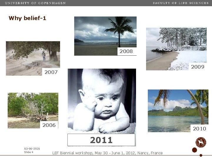 Why belief-1 2008 2009 2007 2006 2010 2011 03 -06 -2021 Slide 4 LEF