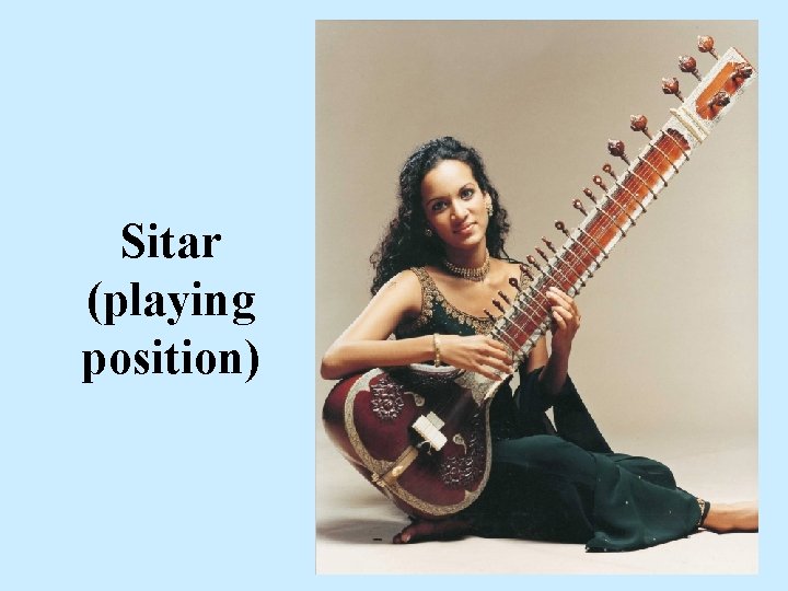 Sitar (playing position) 