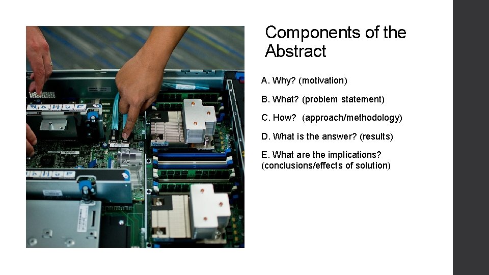 How to write an abstract ENG 102 Palomo
