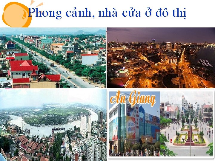 Phong caûnh, nhaø cöûa ôû ñoâ thò 