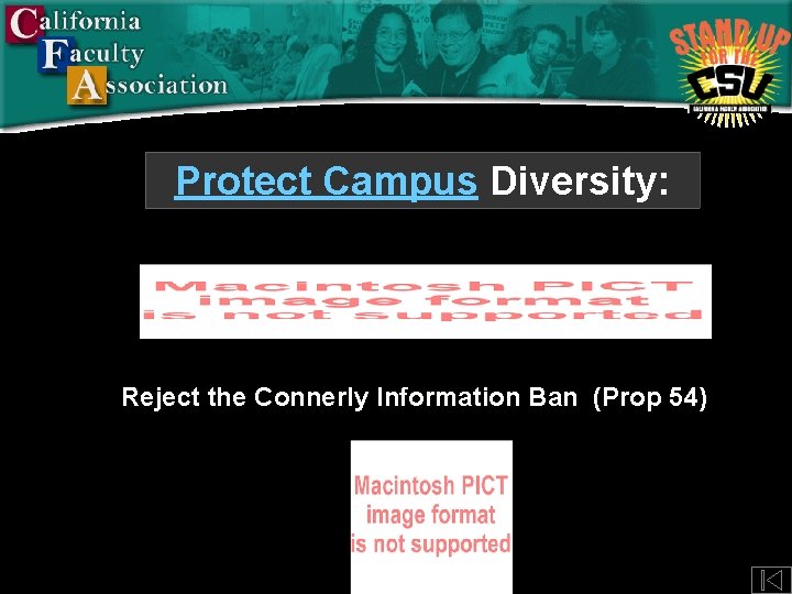 Protect Campus Diversity: Reject the Connerly Information Ban (Prop 54) 