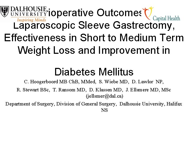 Perioperative Outcomes of Laparoscopic Sleeve Gastrectomy, Effectiveness in Short to Medium Term Weight Loss