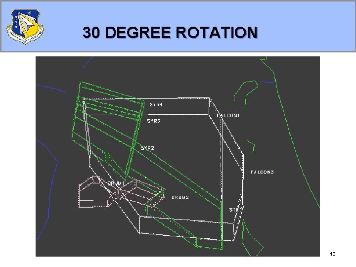 30 DEGREE ROTATION 13 30 DEGREE ROTATION 13