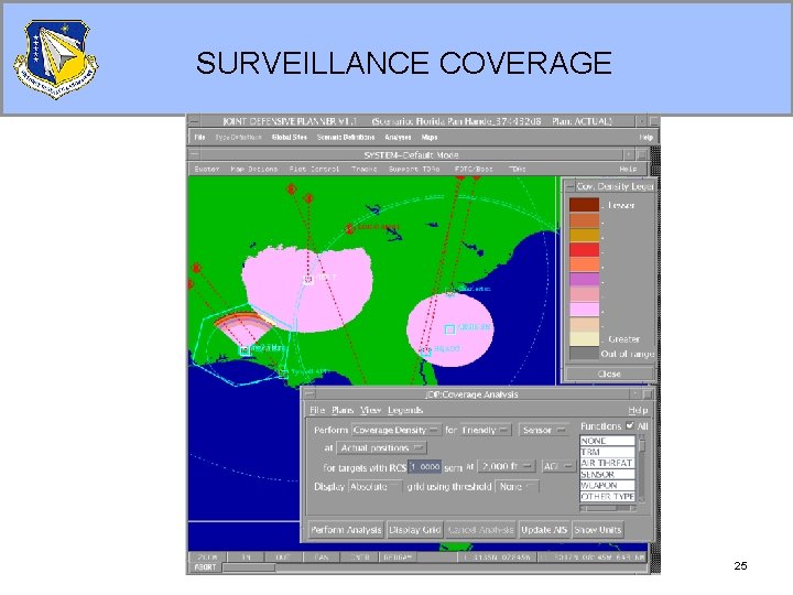 SURVEILLANCE COVERAGE 25 SURVEILLANCE COVERAGE 25