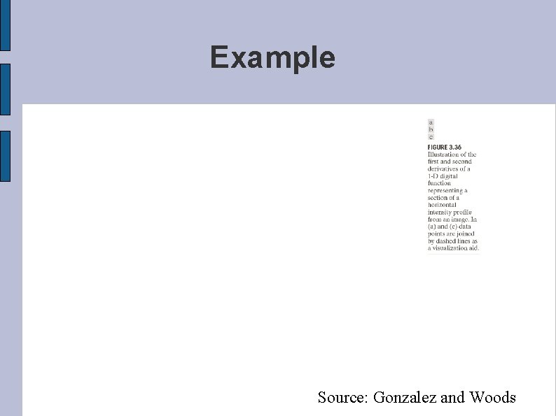 Example Source: Gonzalez and Woods 