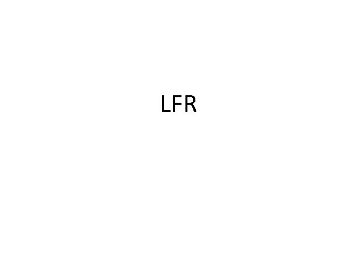 LFR 