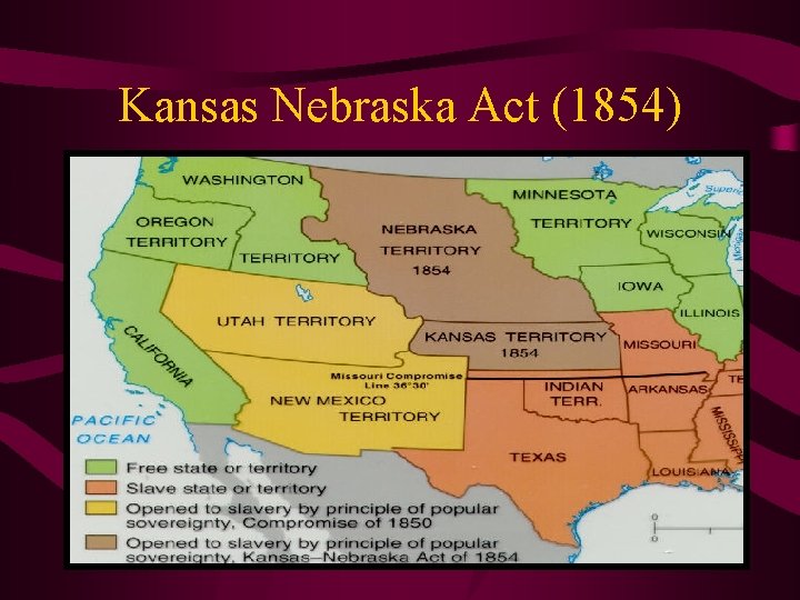 Kansas Nebraska Act (1854) 