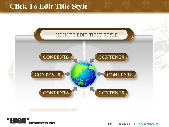 Click To Edit Title Style CLICK TO EDIT TITLE STYLE CONTENTS CONTENTS �普PPT��chinakui��：www. rapidbbs.
