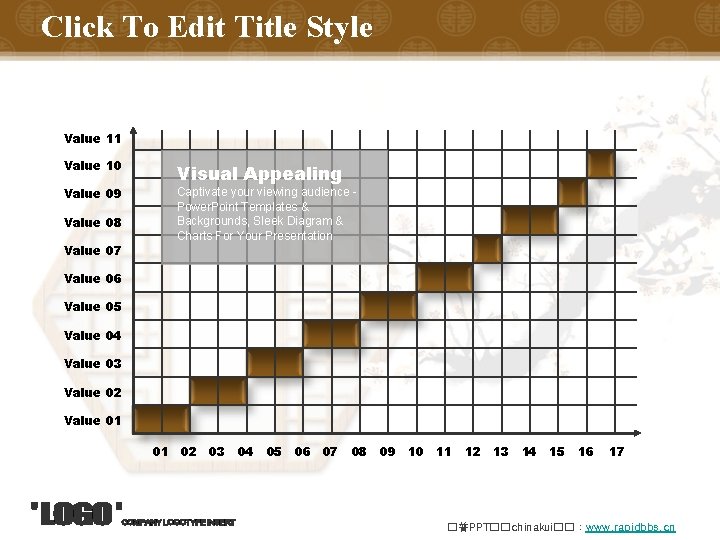 Click To Edit Title Style Value 11 Value 10 Visual Appealing Value 09 Captivate