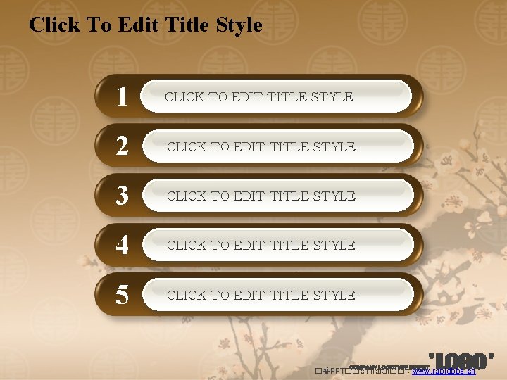 Click To Edit Title Style 1 CLICK TO EDIT TITLE STYLE 2 CLICK TO