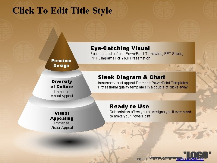 Click To Edit Title Style Eye-Catching Visual Premium Design Diversity of Culture Feel the