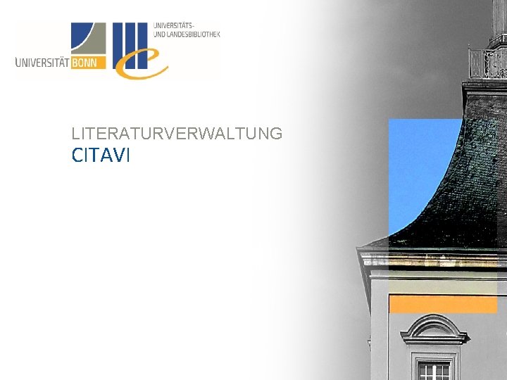 LITERATURVERWALTUNG CITAVI 