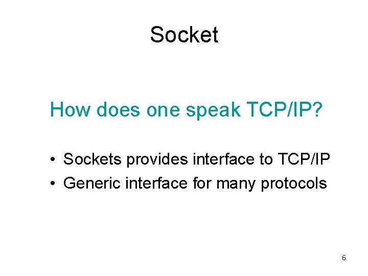 Sockets TCPIP Sockets in C Practical Guide for