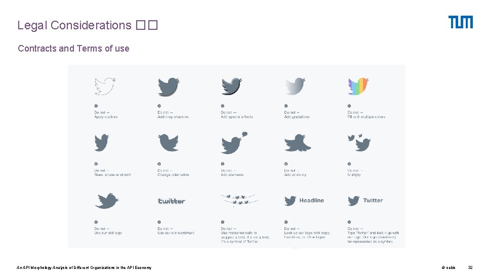 Legal Considerations �� Contracts and Terms of use An API Morphology Analysis of Different