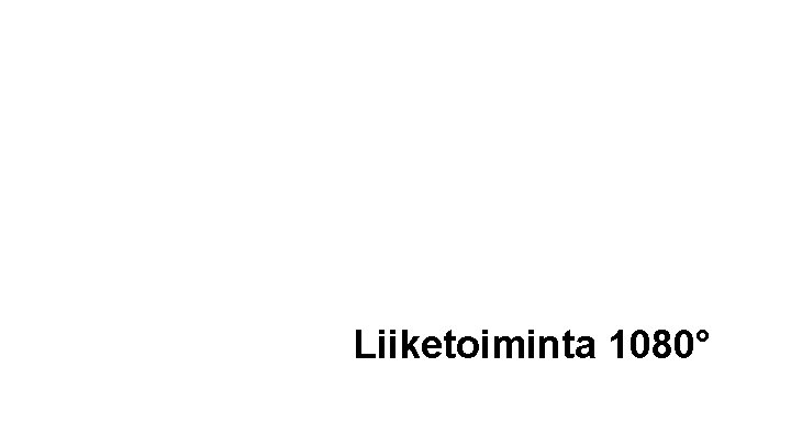 Liiketoiminta 1080° 