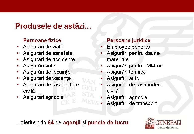 Titel der Präsentation (Ändern oder Löschen im Folienmaster) Produsele de astăzi. . . •