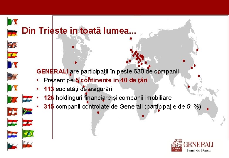 Titel der Präsentation (Ändern oder Löschen im Folienmaster) Din Trieste în toată lumea. .