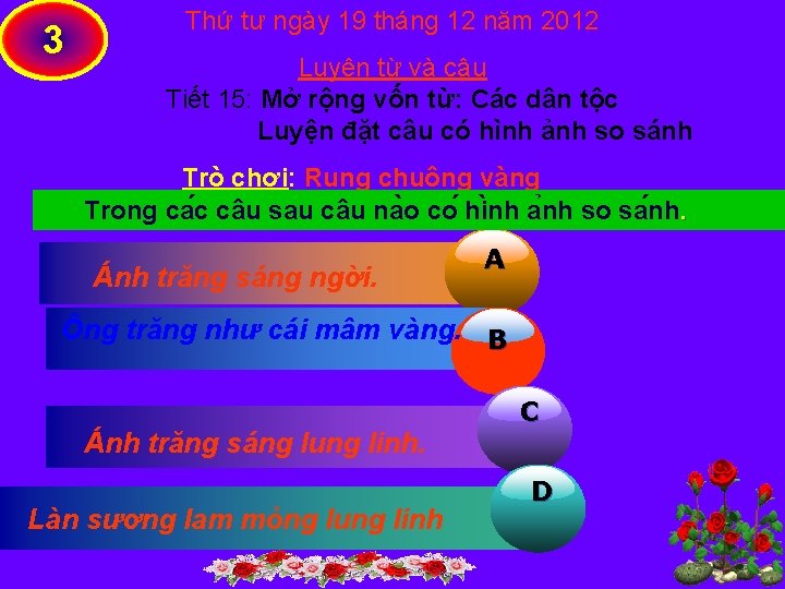 Hết 1 3 giờ 2 Thứ tư ngày 19 tháng 12 năm 2012 Luyện
