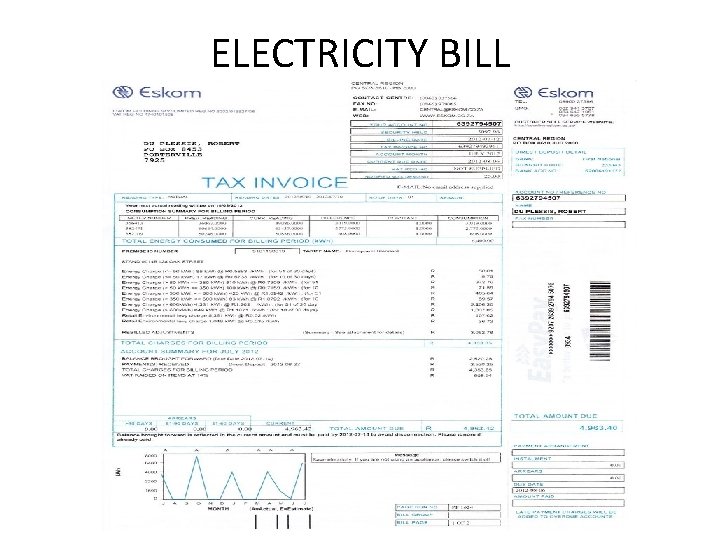 ELECTRICITY BILL 