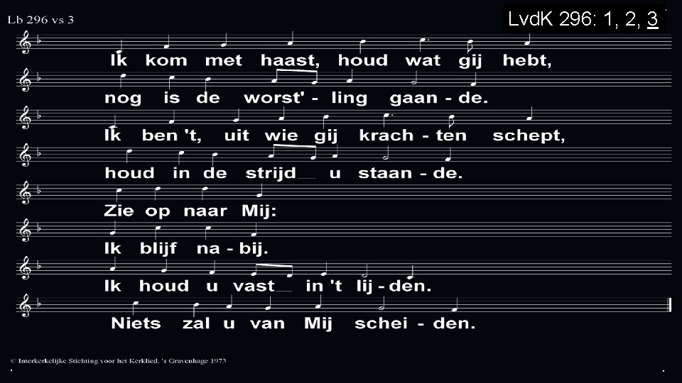 Lvd. K 296: 1, 2, 3 . . . 