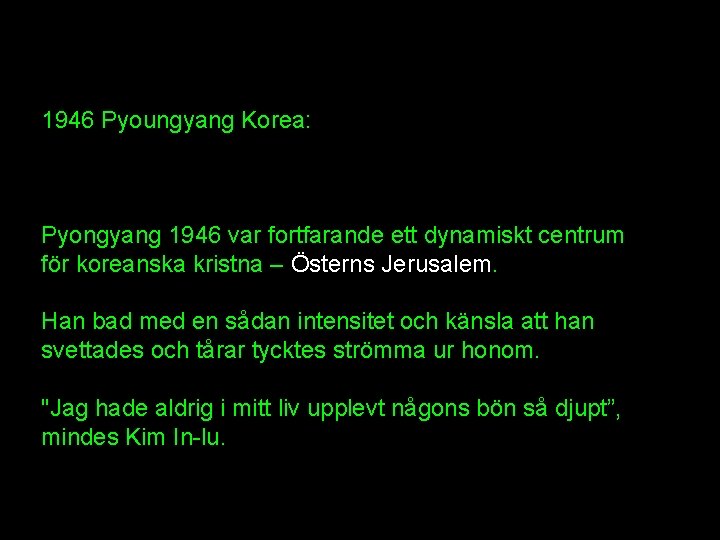 1946 Pyoungyang Korea: Pyongyang 1946 var fortfarande ett dynamiskt centrum för koreanska kristna – 1946 Pyoungyang Korea: Pyongyang 1946 var fortfarande ett dynamiskt centrum för koreanska kristna –