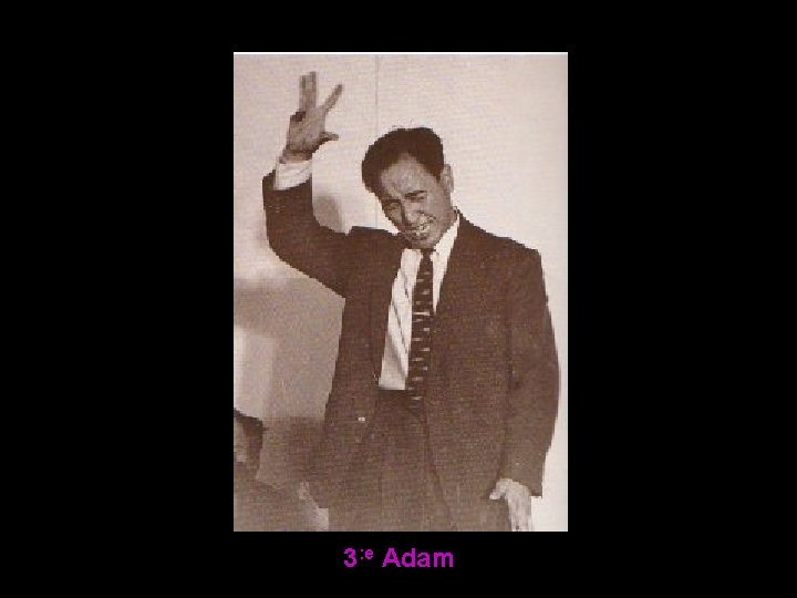 3: e Adam 3: e Adam