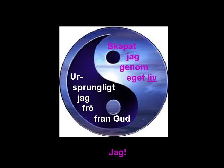 Skapat jag genom Ureget liv sprungligt jag frö från Gud Jag! Skapat jag genom Ureget liv sprungligt jag frö från Gud Jag!