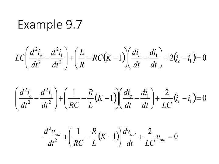 Example 9. 7 